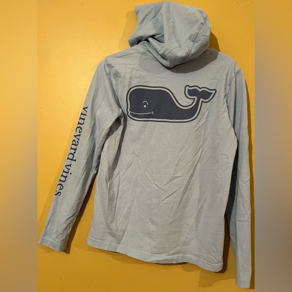 Vineyard Vines Other - Vineyard Vines Unisex Light Blue Long Sleeve Hooded T-Shirt M (10-12)